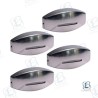 LUZ CORTESIA FIJI INOX (PACK 4)
