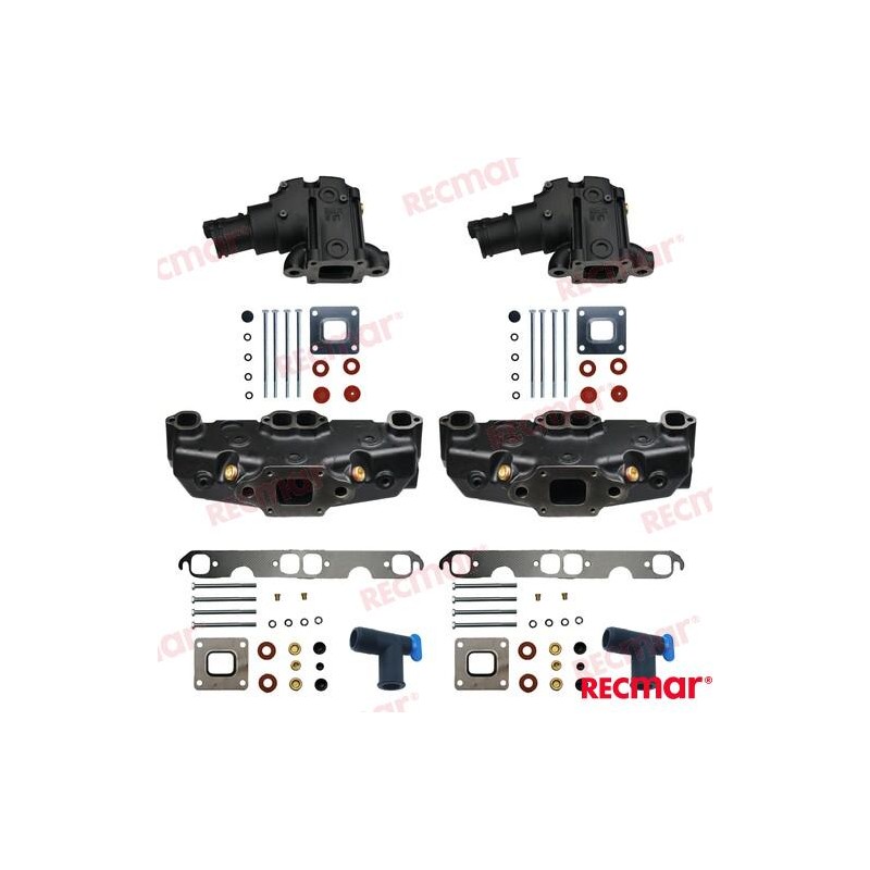 MCM EXHAUST KIT 2002+ GM305/350/377 V8 DR