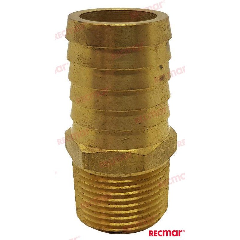 FITTING:BRASS3/4NPTX1 HOSESTRA