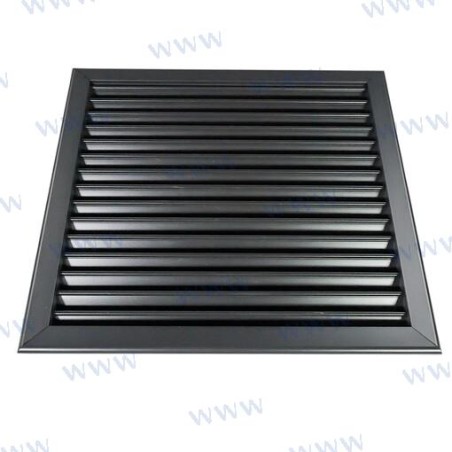 REJILLA RETORNO FILTRO NEGRO MATE 12X12