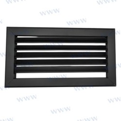REJILLA ALU NEGRO MATE 10X5