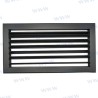 REJILLA ALU NEGRO MATE 12X6