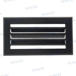 MATTE BLACK ALU GRILLE 8X4