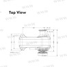MOLINETE MUIR HR1600 12V 8MM (5/16) GRL