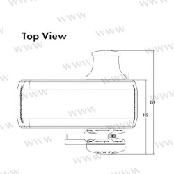 MOLINETE MUIR HR650 12V 6MM