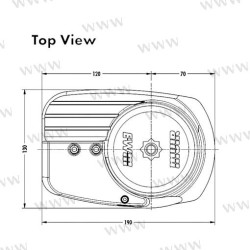 MOLINETE MUIR V900 12V 8MM (5/16)+ RM