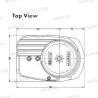 MOLINETE MUIR V900 12V 8MM (5/16)+ RM