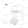 MOLINETE MUIR VRC2200 24V 8MM (5/16) +