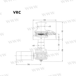 MOLINETE MUIR VRC850 12V 8MM + RM PACK
