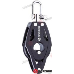 POLEA SIMPLE GIRATORIA C/ARRAIGO 40MM