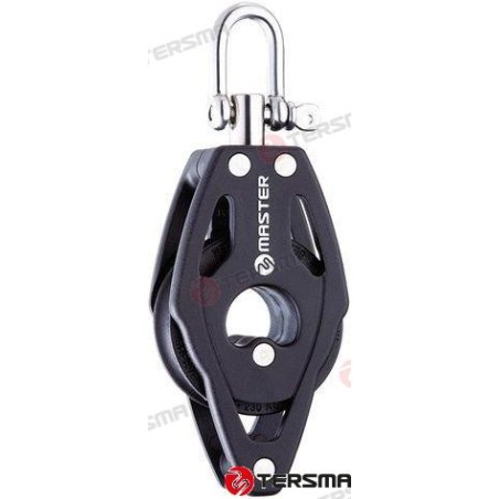 POLEA SIMPLE GIRATORIA C/ARRAIGO 40MM
