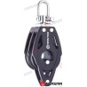 POLEA DOBLE GIRATORIA C/ARRAIGO 40MM
