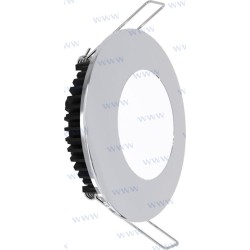 LUZ INTERIOR CROMADA 6 W 600 LUM. 6500K