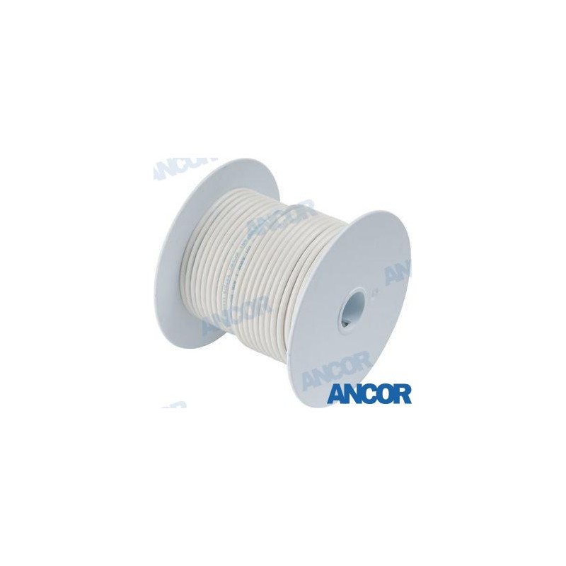 CABLE MARINO 16 AWG (1MM²) BLANCO - 30 M