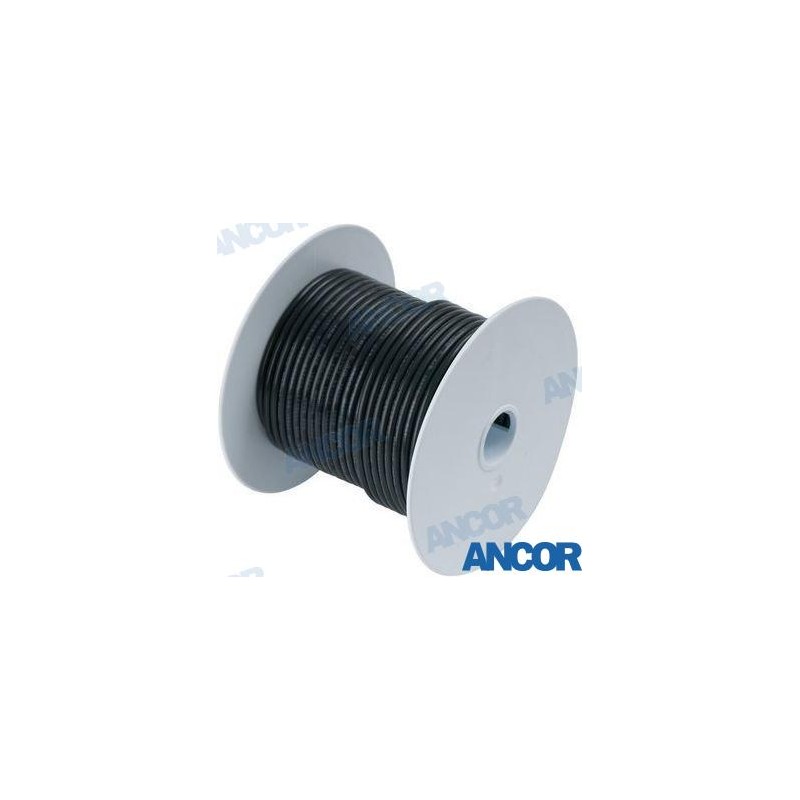CABLE MARINO 14 AWG (2MM²) NEGRO - 30 M
