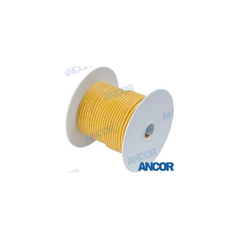 CABLE MARINO 14AWG (2MM²) AMARILLO - 30M