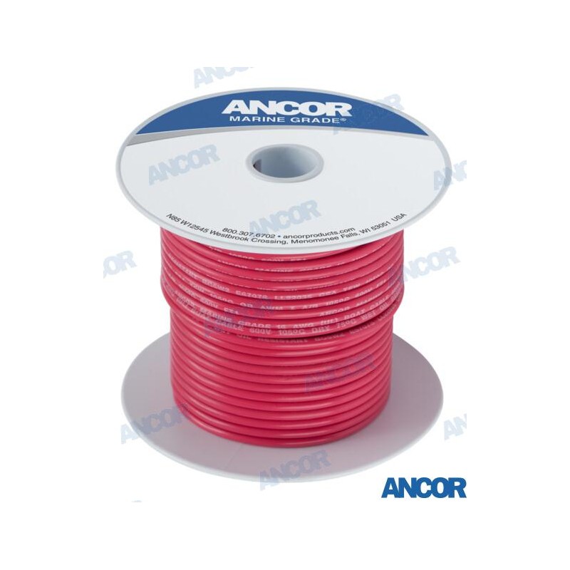 CABLE BATERIA 6AWG (13MM²) ROJO (30 M)