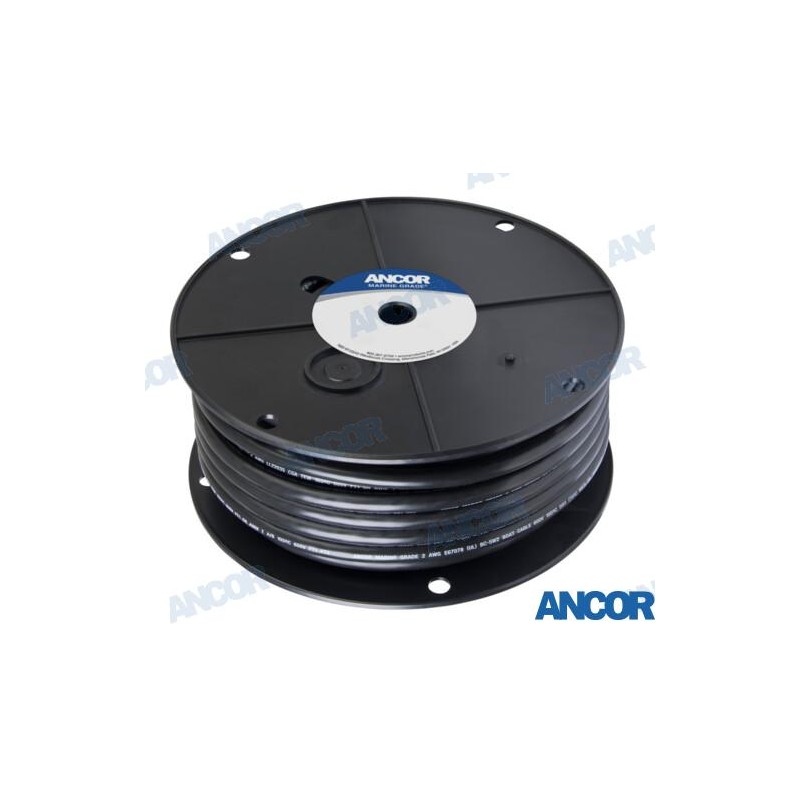 CABLE BATERIA 2AWG (33MM²) NEGRO (76 M)