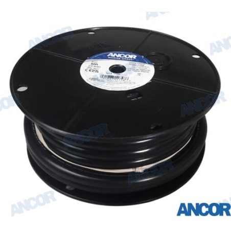 CABLE MARINO 00AWG (67MM²) NEGRO 15M