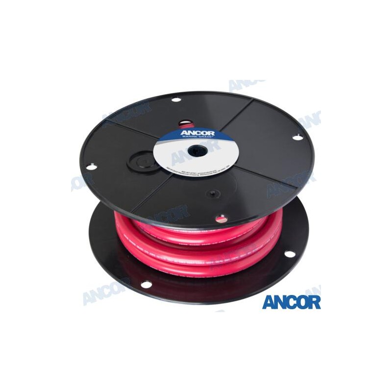 CABLE BATERIA 00AWG (67MM²) ROJO 30 M