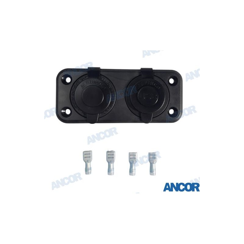 BASIS 12V DUAL USB UND STECKDOSE