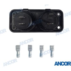 BASIS 12V DUAL USB UND STECKDOSE