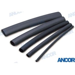 HEAT SHRINK TUBE 9.5-3.2MM BLACK