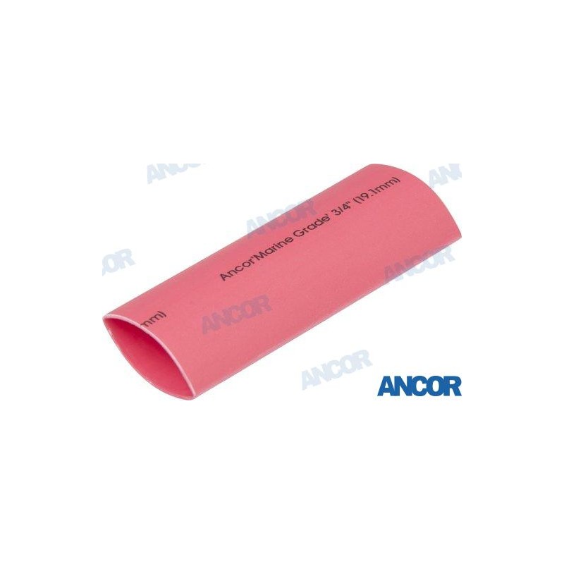 TUBO TERMORETRACTIL 19-6,4MM ROJO