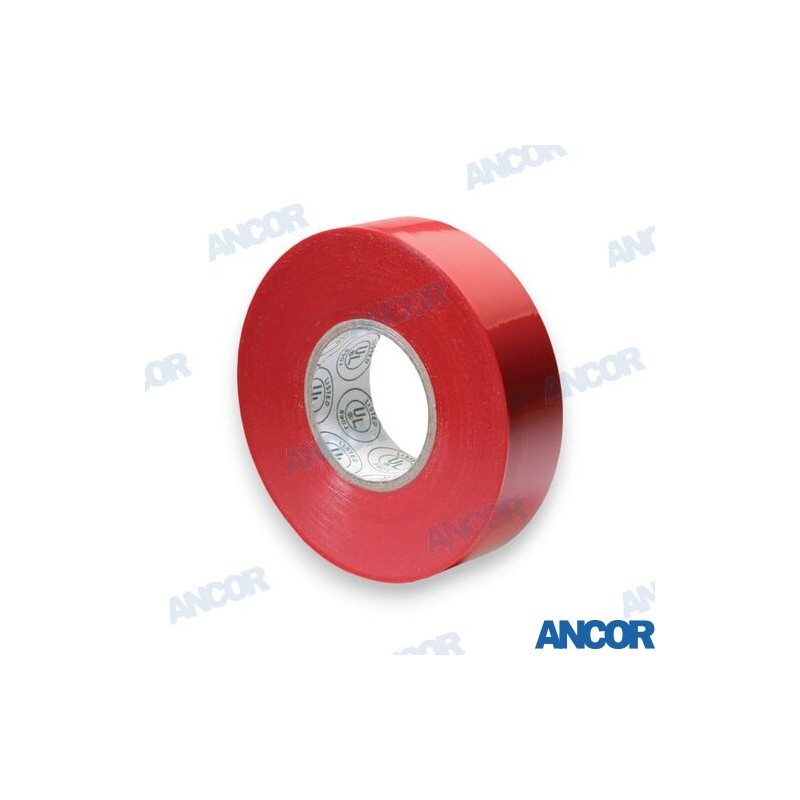 CINTA ELECTRICA PREMIUM ROJA 19mmx20m
