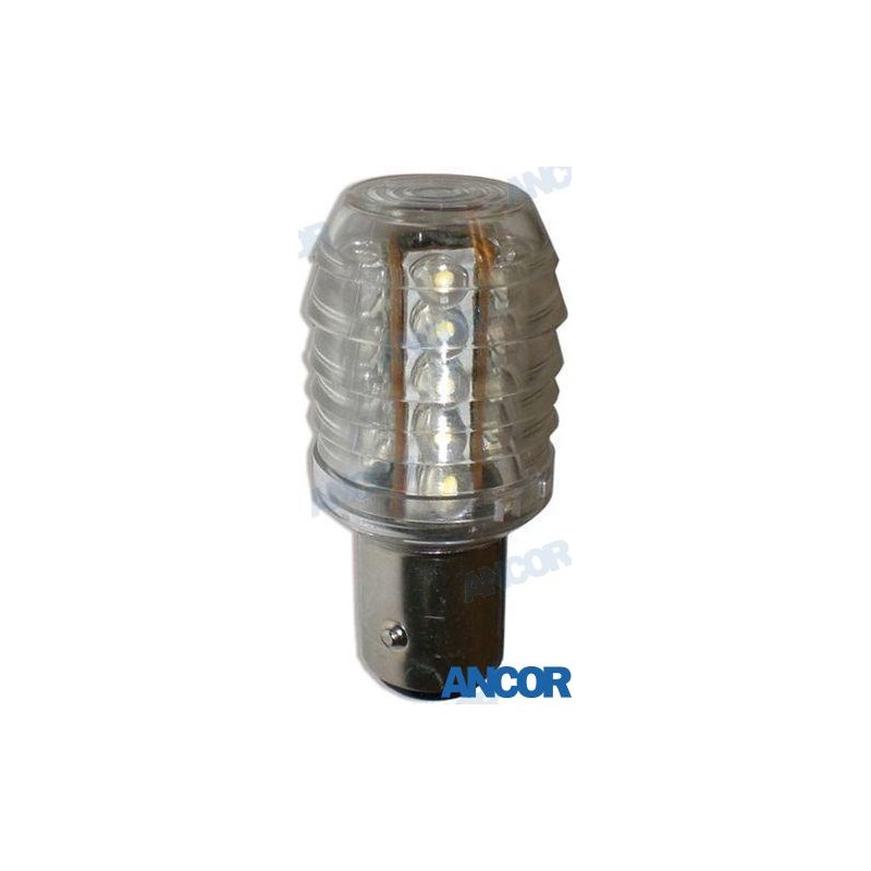 BOMBILLA LED 240º 2P.BA15S 12V-400MA