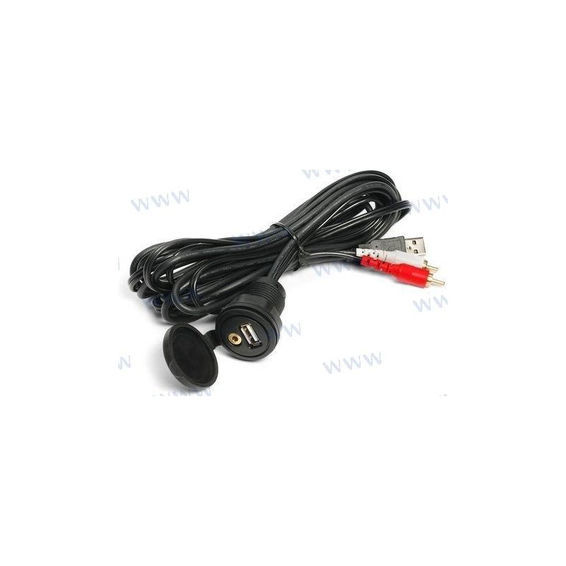 CONEXION USB Y 3,5MM PANELABLE