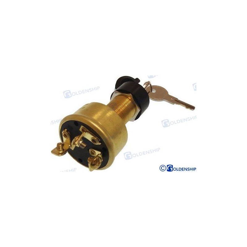 LLAVE ARRANQUE 3T-3POS W/CAP