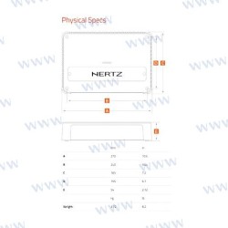 HERTZ VENEZIA V5C 5CH AMPLI 4x115W+1x550