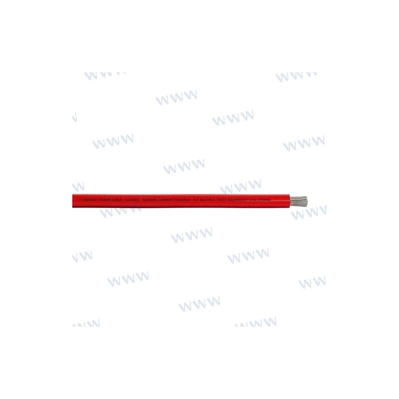 HMPC RD 1.0 POWER CABLE RED 1AWG 15m