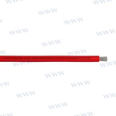 HMPC RD 4.0 POWER CABLE RED 4AWG 50m
