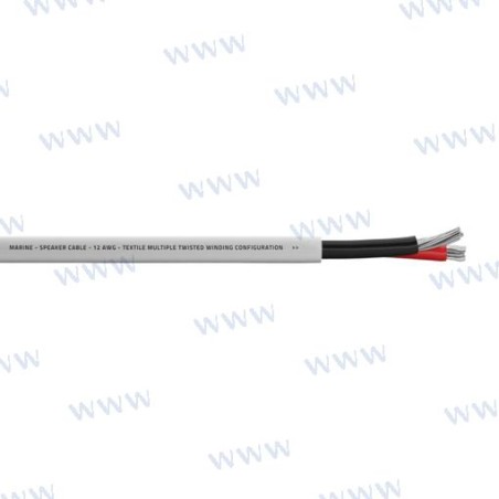 HMSC 12.2 SPEAKER CABLE 12AWG 2CH 60m
