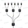 HMLC6 32 6CH STEREO RCA CABLE 1000cm (32