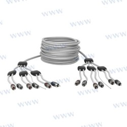 HMLC6 3 6CH STEREO RCA CABLE 100cm (3 ft