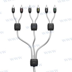 HMLC6 3 6CH STEREO RCA CABLE 100cm (3 ft