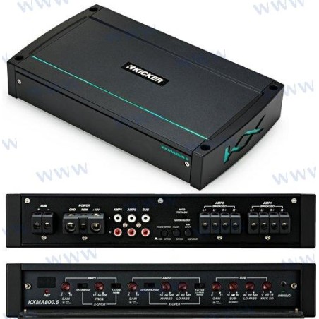 AMPLIFICADOR KICKER 800W 8 CANALES