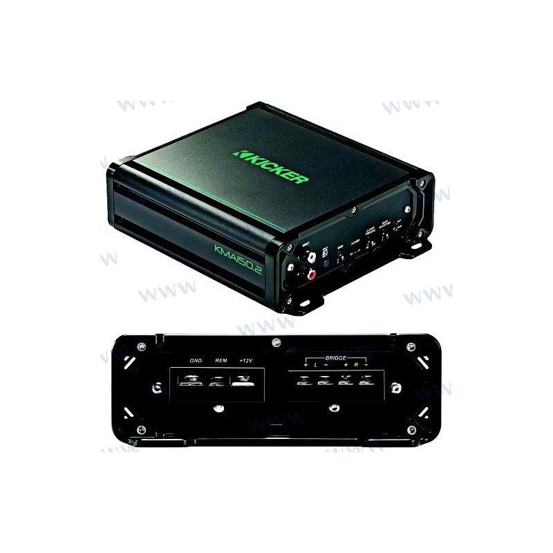 AMPLIFICADOR KICKER 150W 2 CANALES