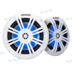 ALTAVOCES KICKER 6,5" ECO BLANCOS