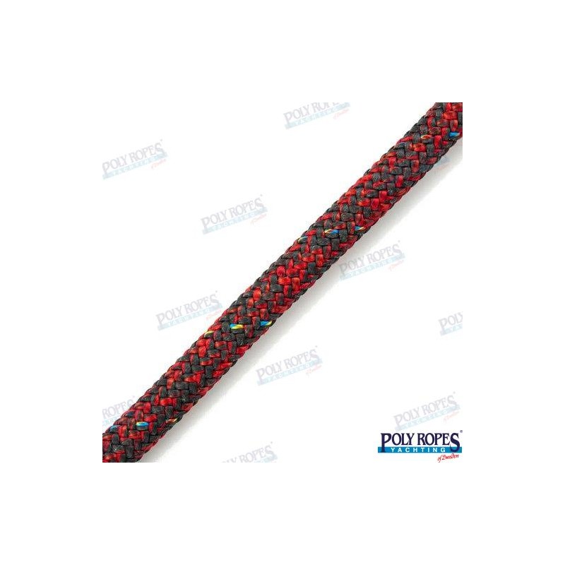 PRORACE ONE NEGRO/ROJO 6 MM (M)