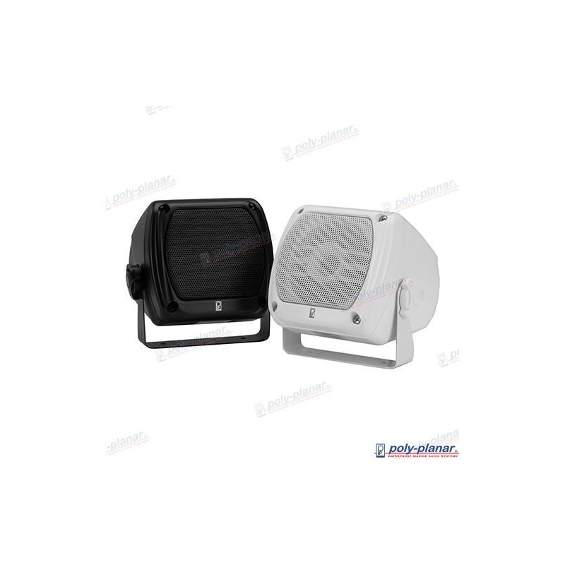 PAR ALTAVOCES CAJA 100X100MM BLANCO