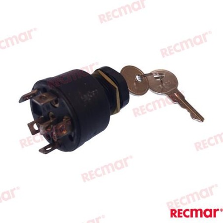 LLAVE ARRANQUE 6T-3POS