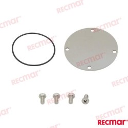 KIT TAPA BOMBA AGUA 82mmØ 4 tornillos
