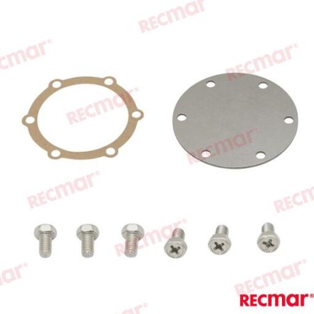KIT TAPA BOMBA AGUA 87mmØ 6 TORNILLOS