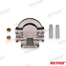 SOPORTE FILTRO ACERO INOX 1/4 ROSCA