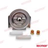 SOPORTE FILTRO ACERO INOX 1/4 ROSCA