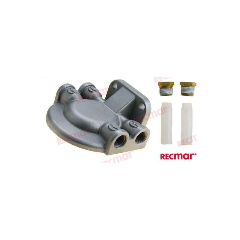 SOPORTE FILTRO ACERO INOX 3/8 ROSCA